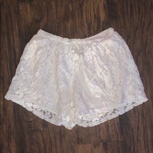 abercrombie lace shorts